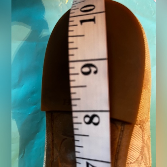 Coach monogram ballet flat shoes with charms and tassel - Picture 8 of 16